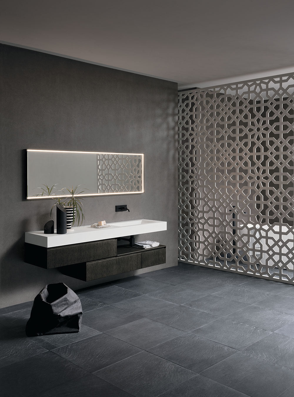 Fold complete bathroom