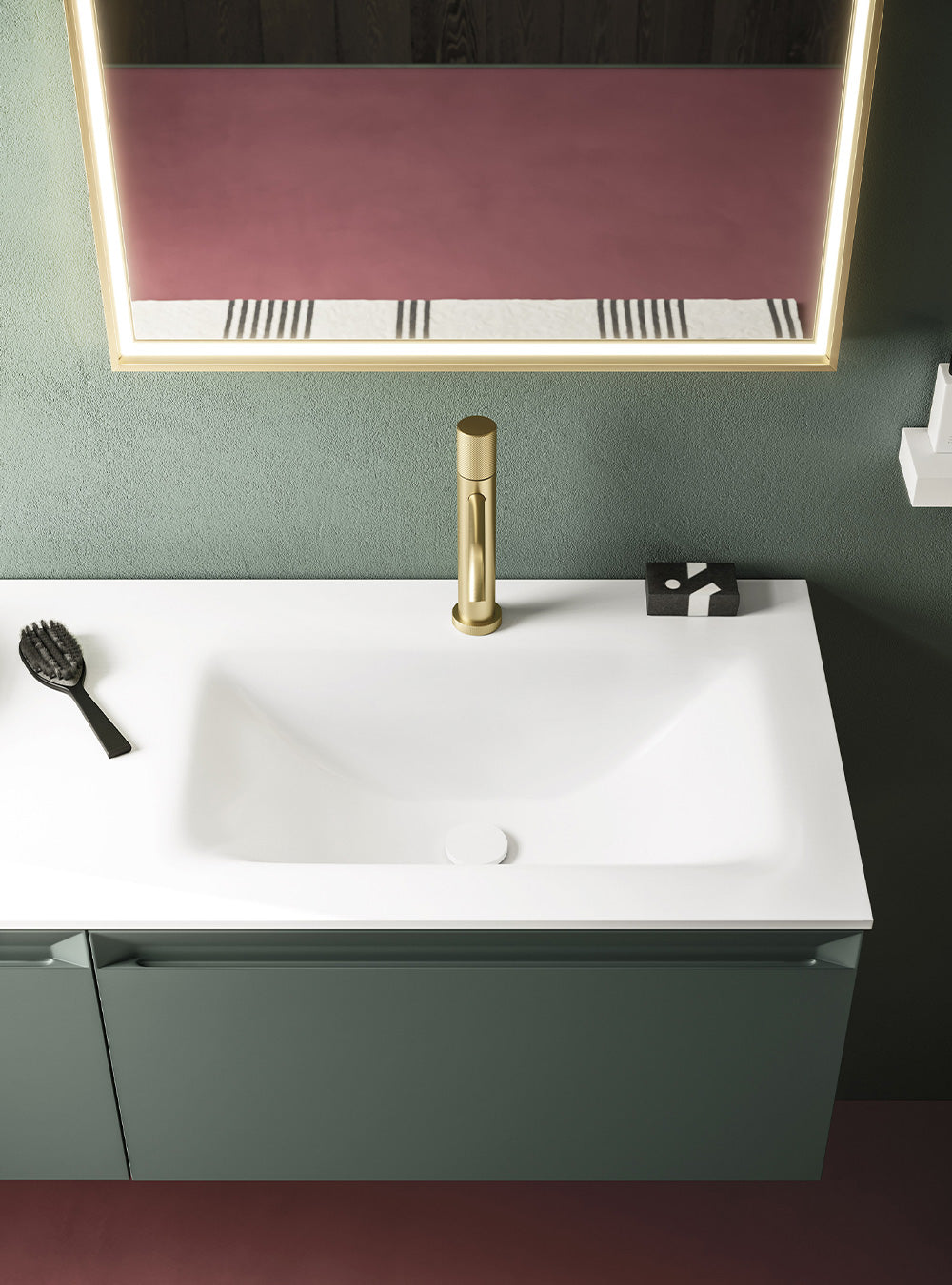 Fold complete bathroom