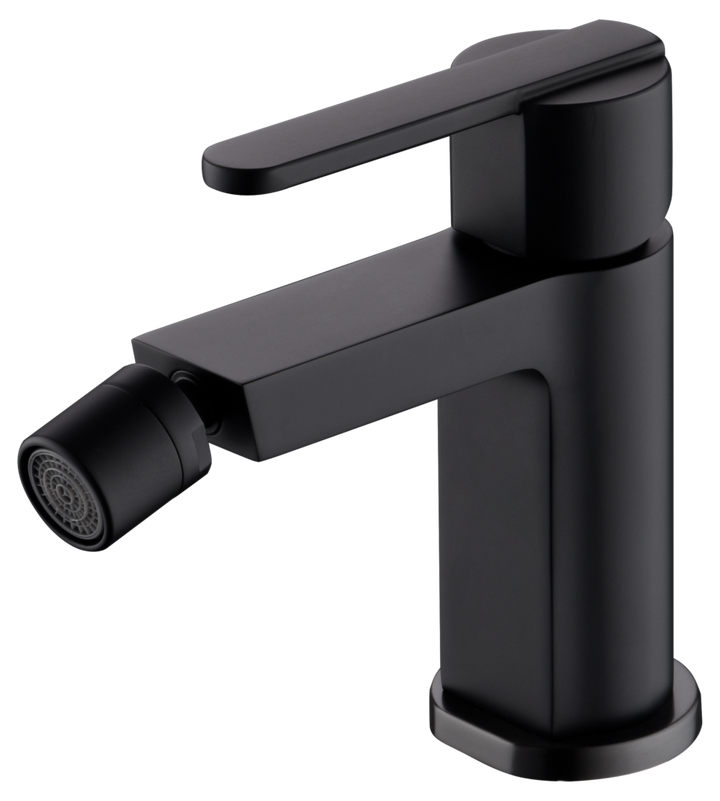 Roma matt black single-lever bidet