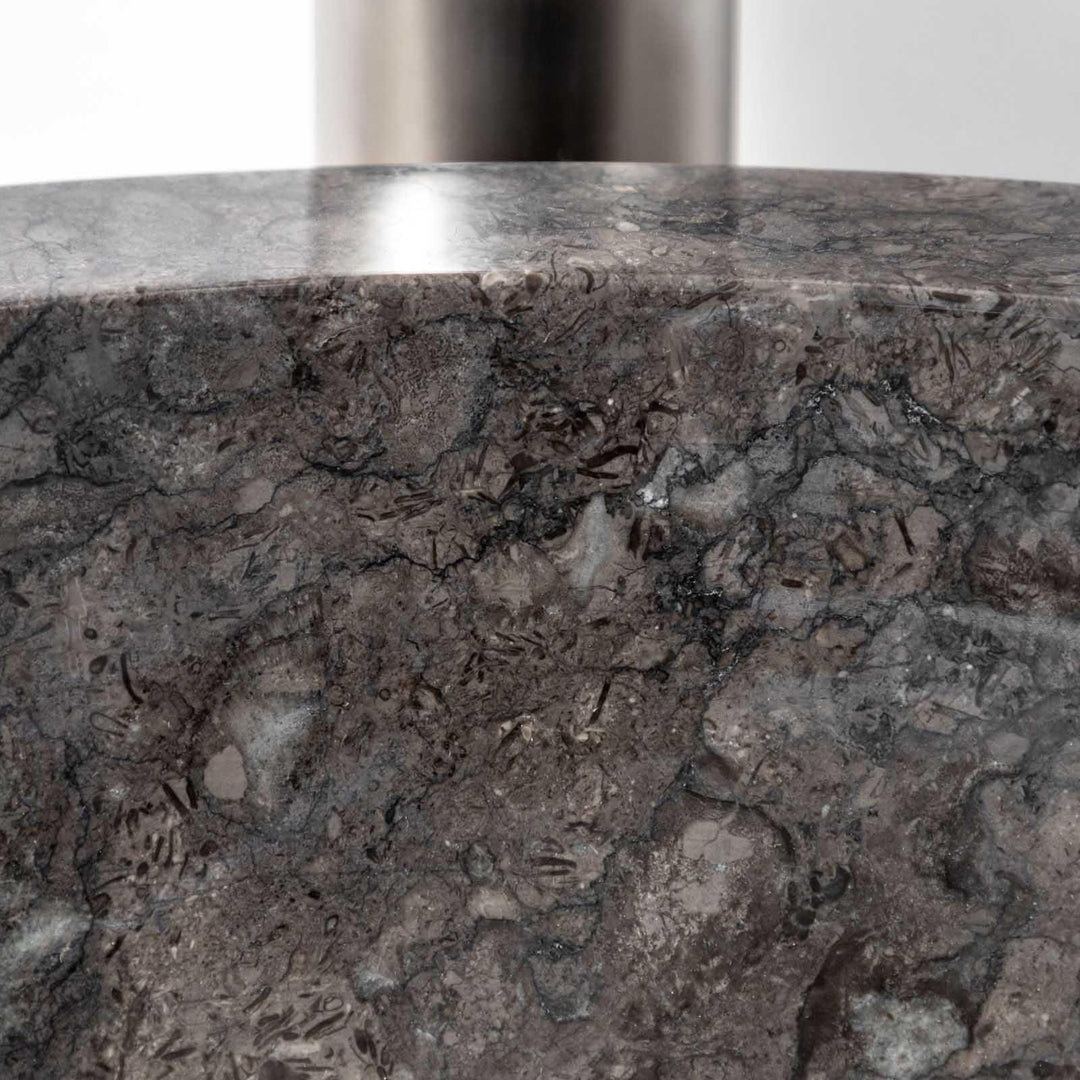 40cm Countertop Washbasin in Black Semi-gloss Marble - Artizan