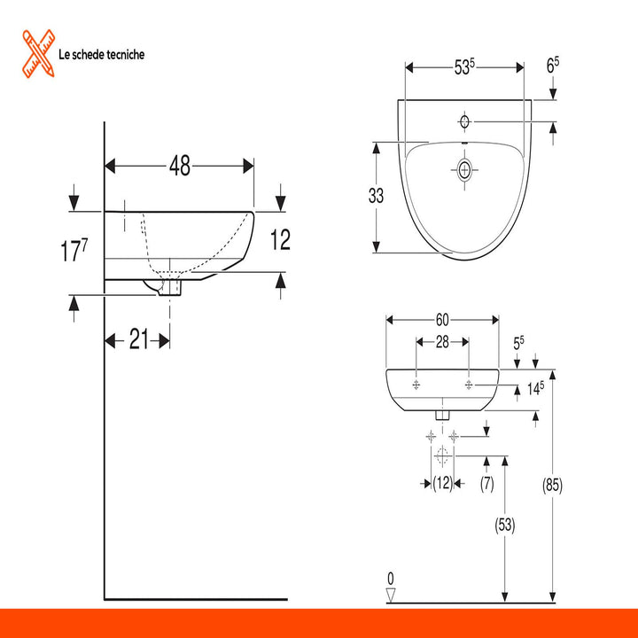 Geberit Selnova basin room view