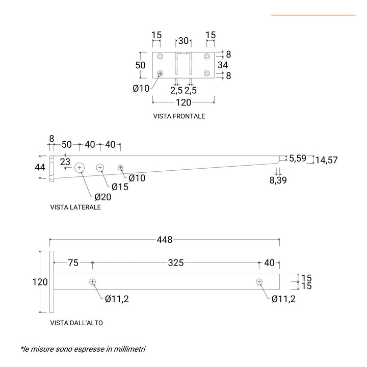 Bathroom Shelf 110 cm in Grey Oak with Shelf and Black Towel Holder – Plain