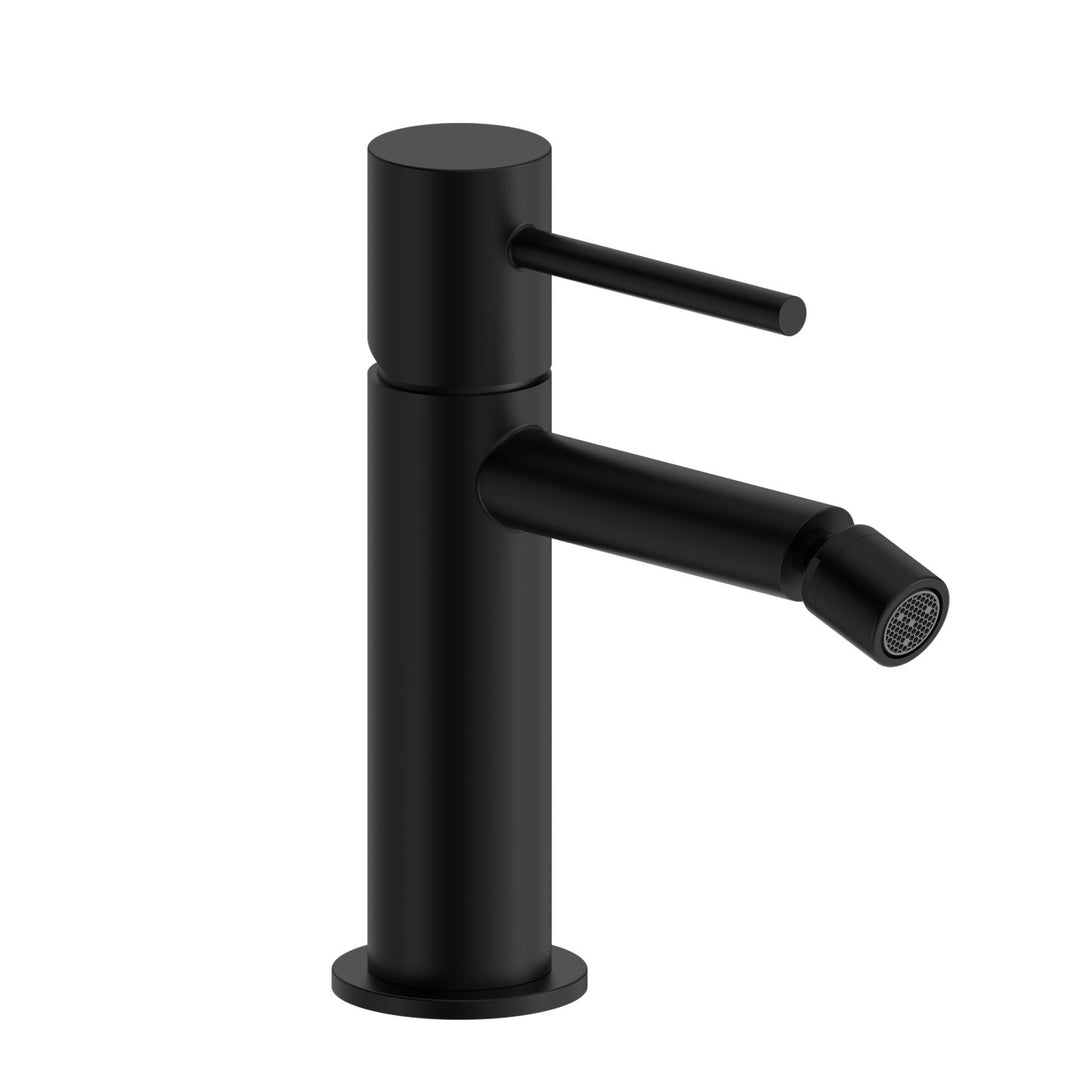 Matt Black Brass Bidet Mixer Tap - Oasis