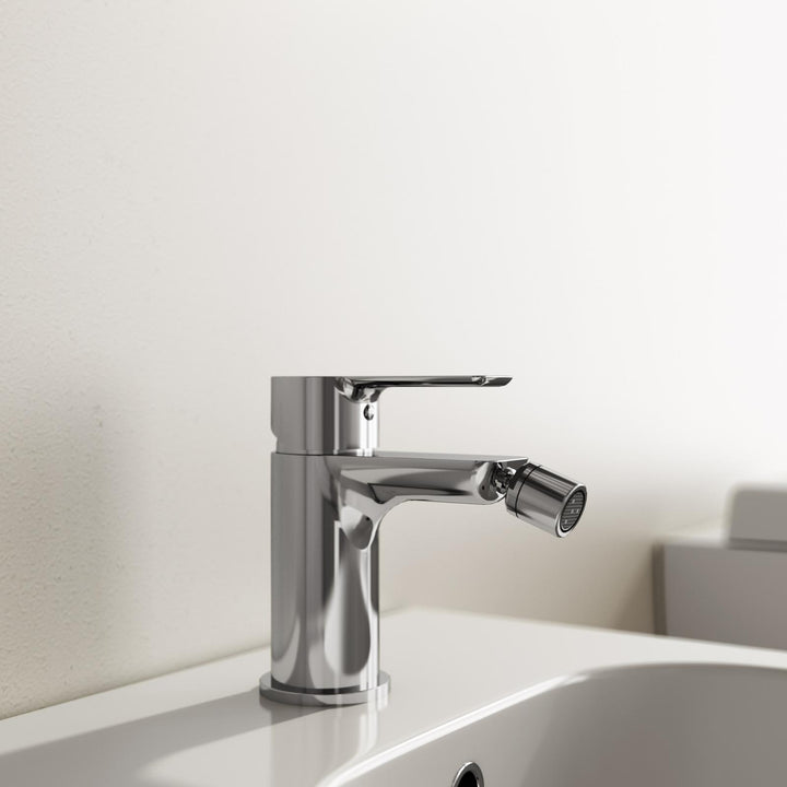 Bidet mixer 12.6h cm chrome – Key