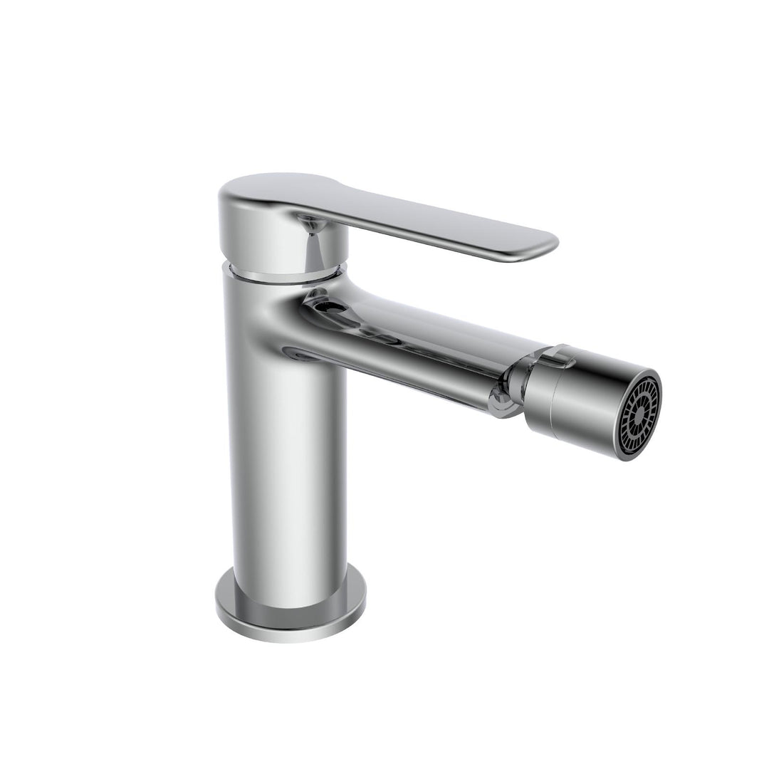 Bidet mixer without waste 14h cm chrome - Tila