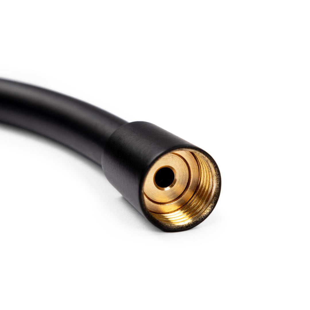 External bath mixer with matt black shower head - Gun by Jacuzzi