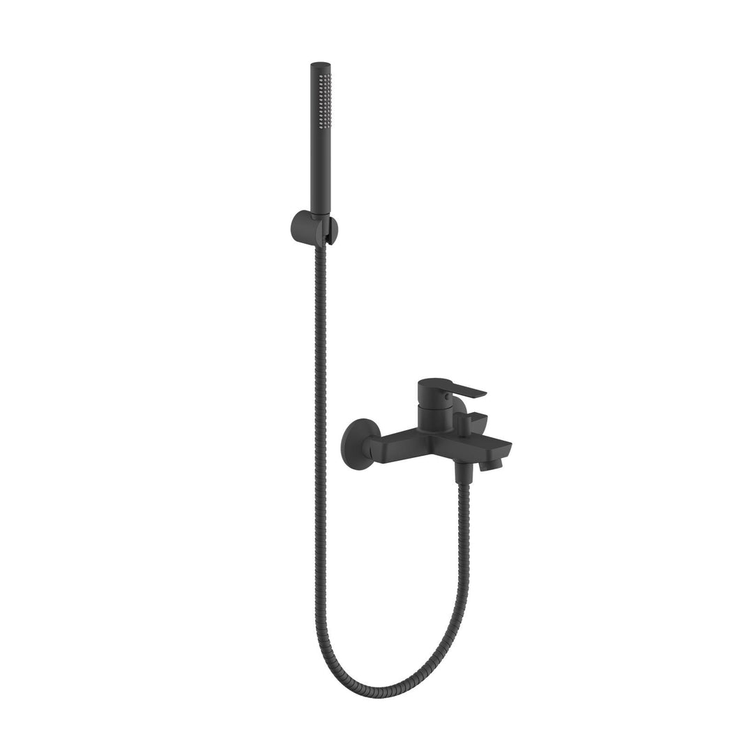 External bath mixer matt black – Key