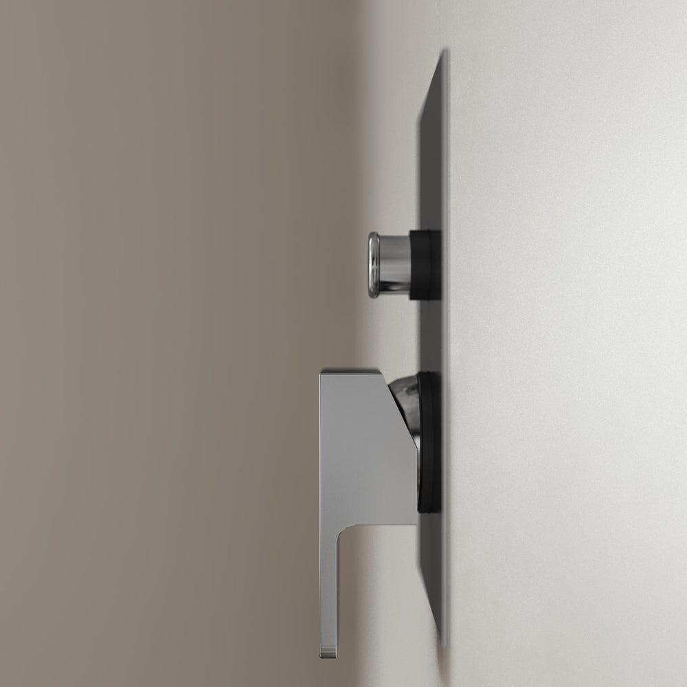 Built-in shower mixer with chrome diverter - Reef - image 2