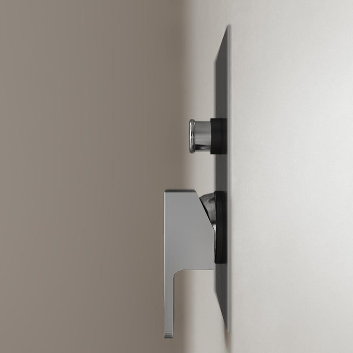 Built-in shower mixer with chrome diverter - Reef - image 2