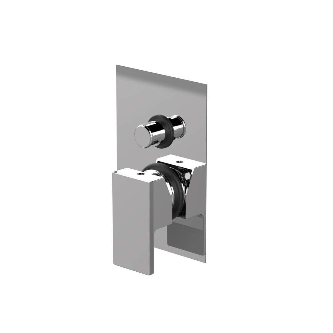 Built-in shower mixer with chrome diverter - Reef - image 3