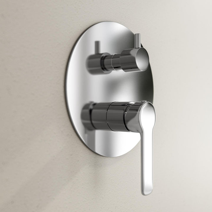 Built-in shower mixer with diverter chromed brass Tila image 1