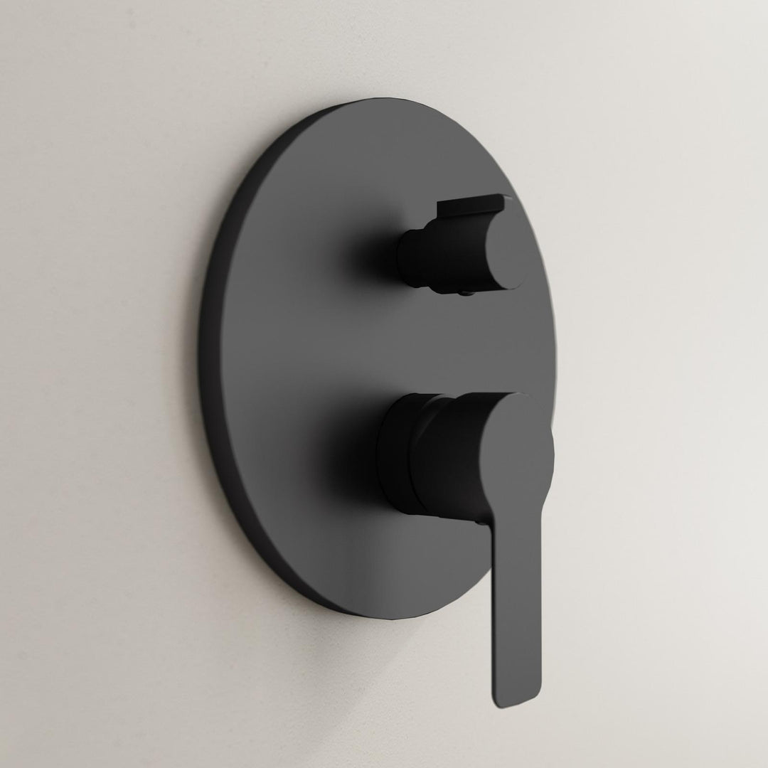 Built-in shower mixer with diverter image 1