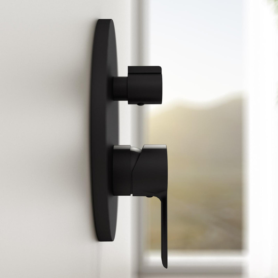 Built-in shower mixer with diverter image 2