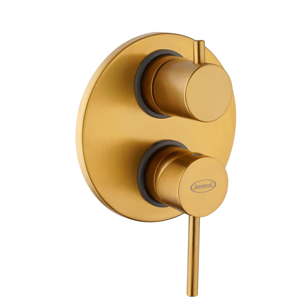 Built-in shower mixer with diverter gold Gun image 2