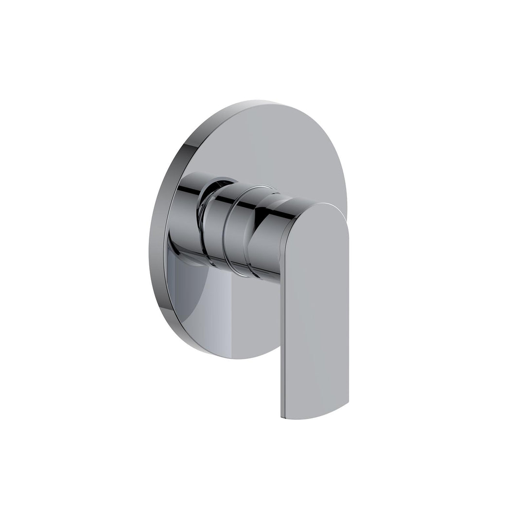 Built-in shower mixer chrome brass Fluid image 3