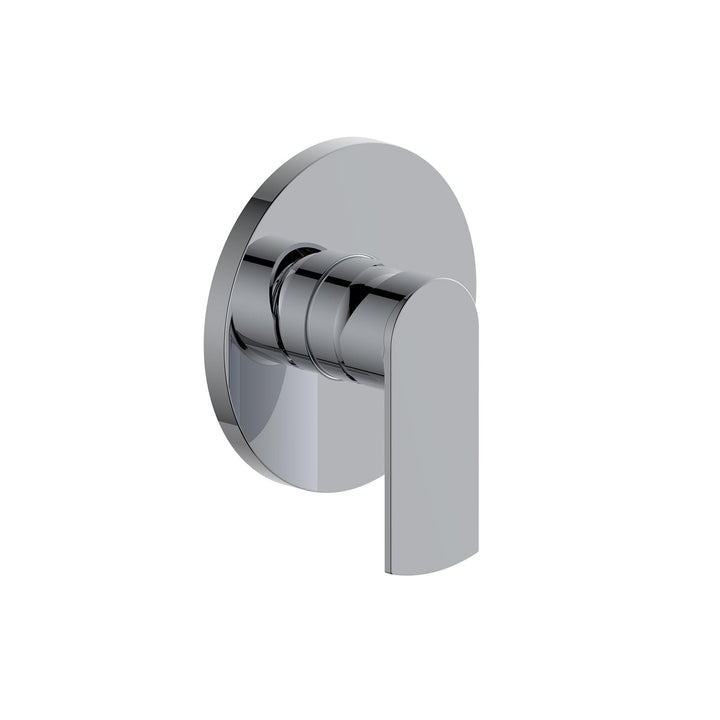 Built-in shower mixer chrome brass Fluid image 3