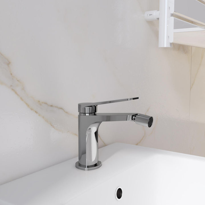Chrome brass bidet mixer - Nocta
