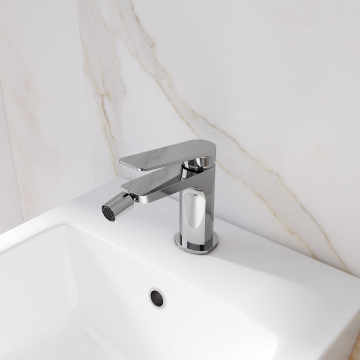 Chrome brass bidet mixer - Nocta