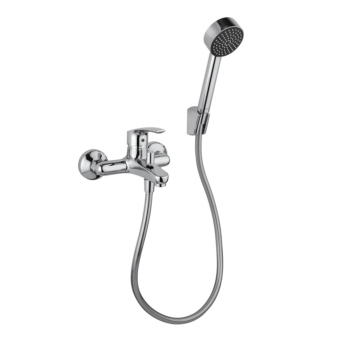 Bathtub mixer with chrome shower head Luce by Jacuzzi - Taps