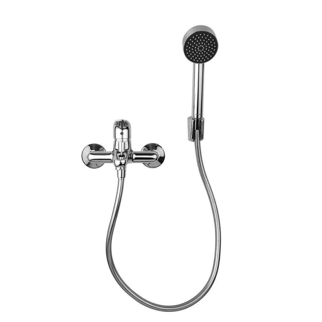 Bathtub mixer with chrome shower head Luce by Jacuzzi - Taps