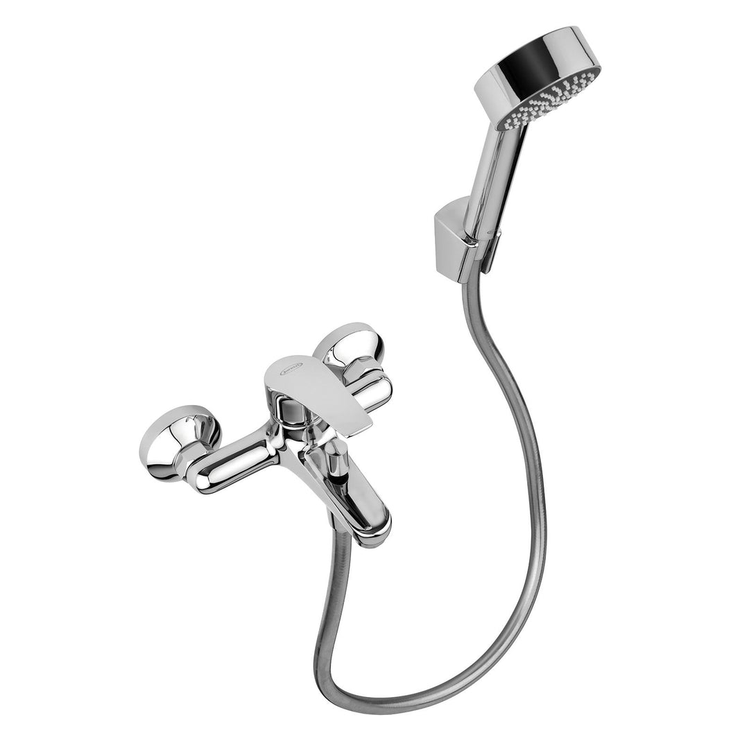 Bathtub mixer with chrome shower head Luce by Jacuzzi - Taps