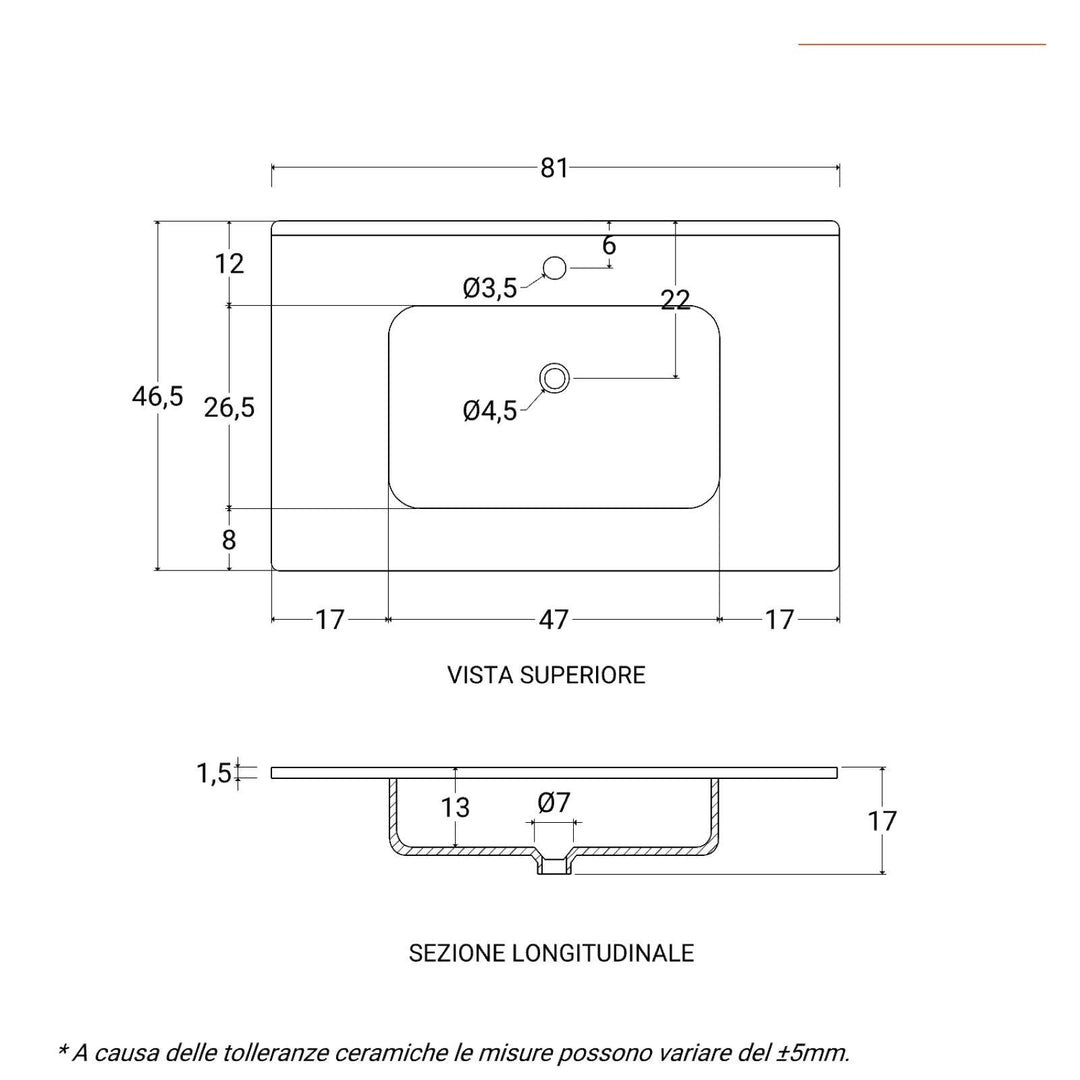 Floor standing bathroom cabinet 80 cm matt anthracite with sink and mirror - Calipso