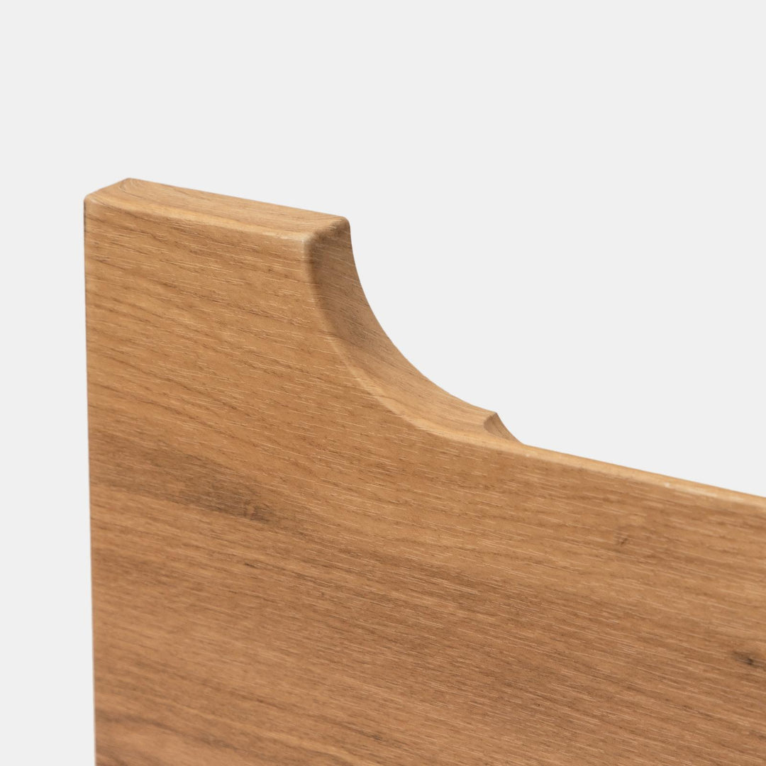 100cm gold oak suspended bathroom cabinet with integrated sink and mirror - Sleek