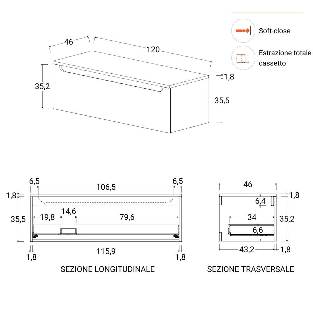 Sleek 120 cm Cabinet - Image 13