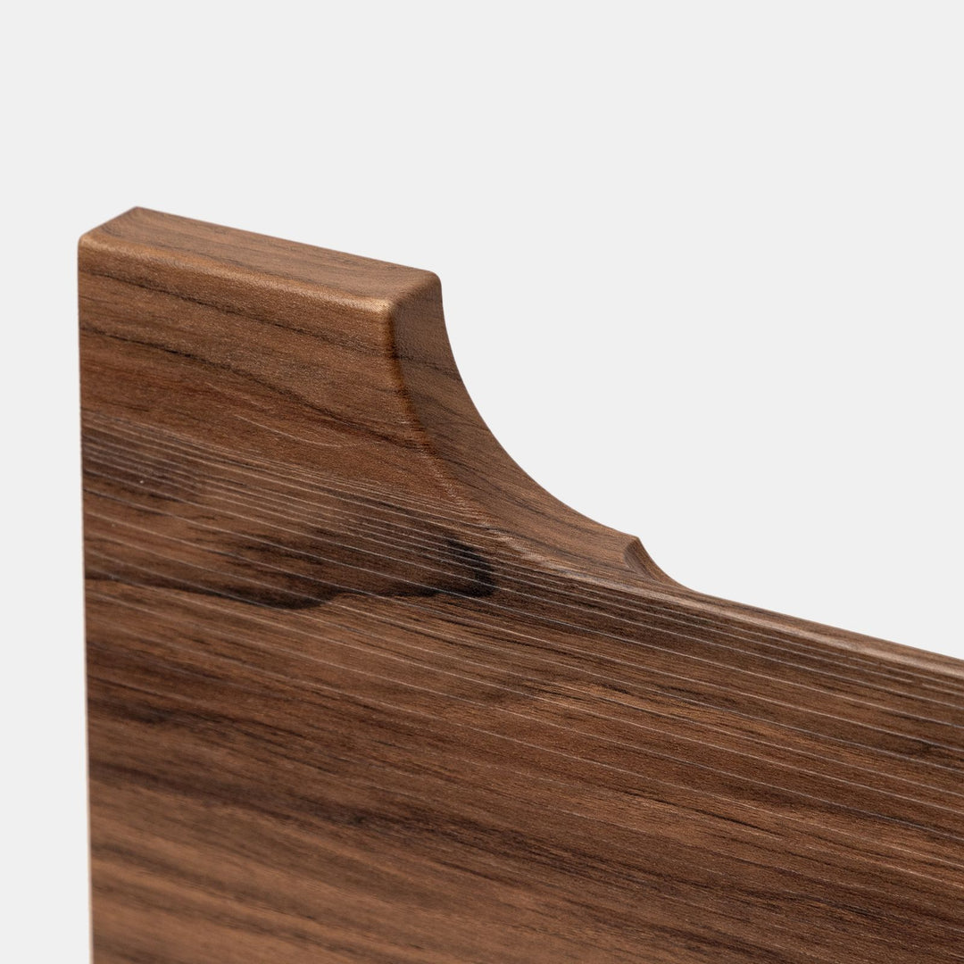 120cm suspended bathroom cabinet in solid oak with top and mirror - Sleek Plus