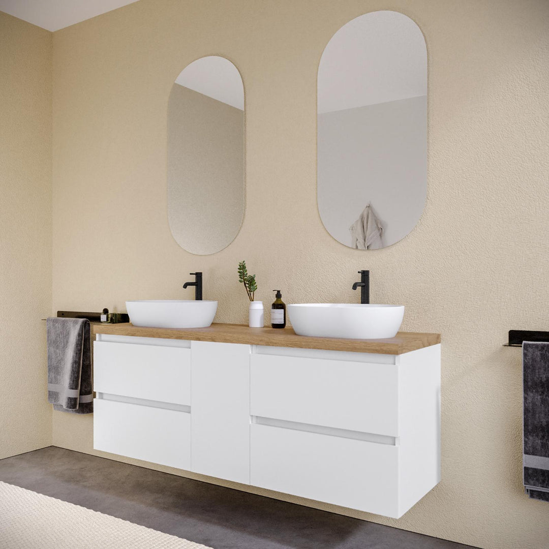 Anami 150 cm White Satin Cabinet - Image 2