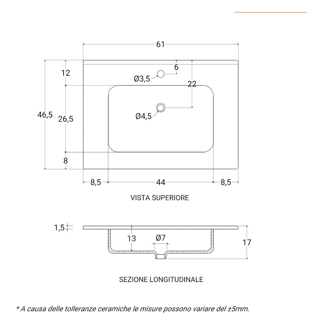 60cm suspended bathroom cabinet in ribbed concrete green with sink and mirror - Nerk