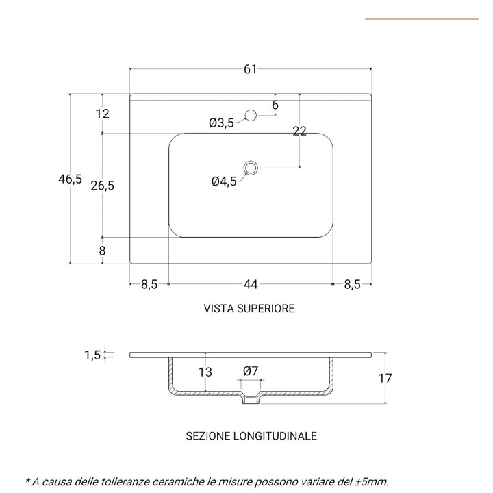 60cm suspended bathroom cabinet in ribbed concrete green with sink and mirror - Nerk