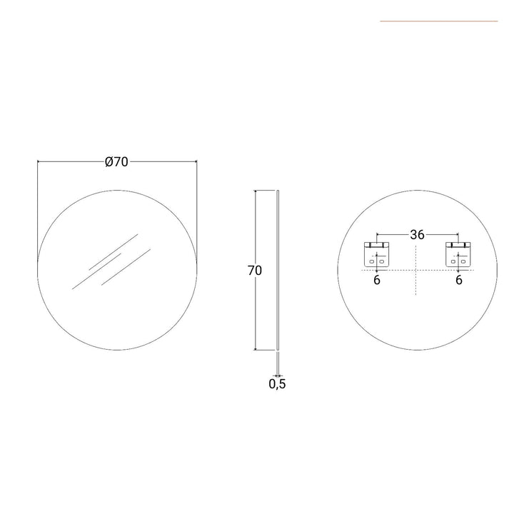 80cm gold oak suspended bathroom cabinet with integrated sink and mirror - Sleek
