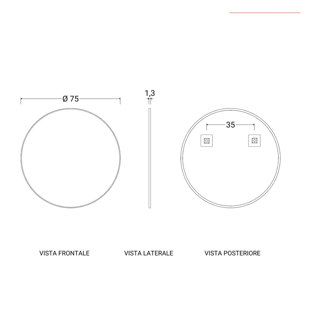 Suspended bathroom cabinet with doors 80 cm matt white ribbed with top and mirror - Nerk