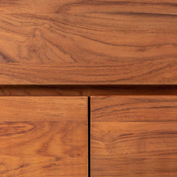 Kuna 120 cm Teak Bathroom Cabinet - Image 9