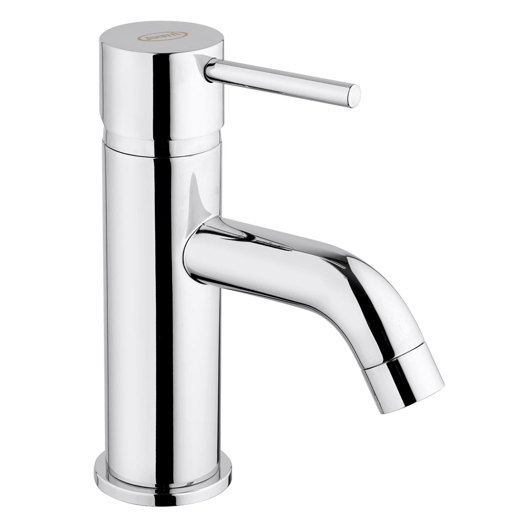 Complete set of basin and bidet mixers for click clack waste in chromed brass Jacuzzi - Gun taps