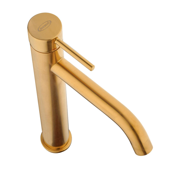 Jacuzzi Gun Gold High Sink and Bidet Set - Taps