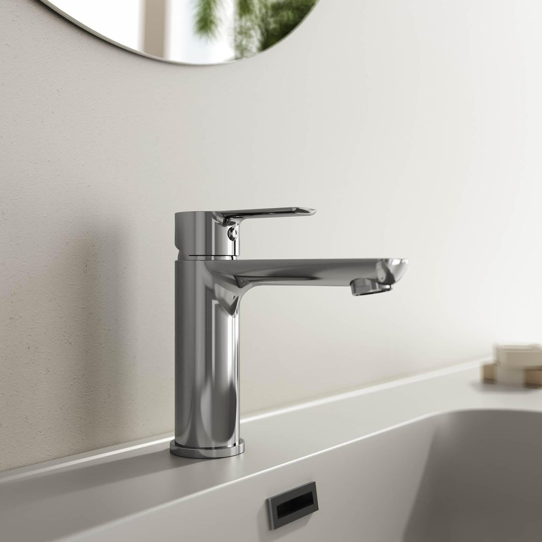 Chrome basin and bidet mixer set – Key