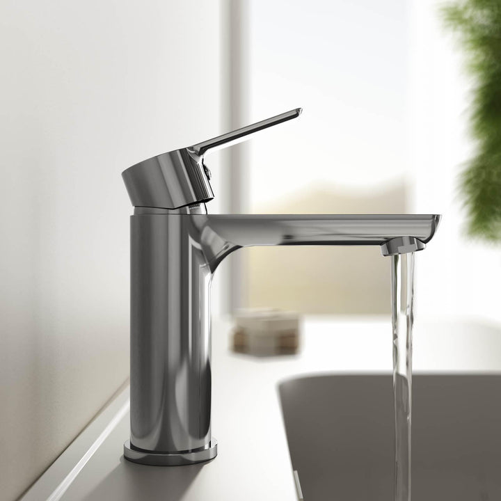 Chrome basin and bidet mixer set – Key