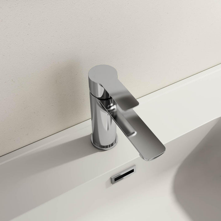 Chrome basin and bidet mixer set – Key