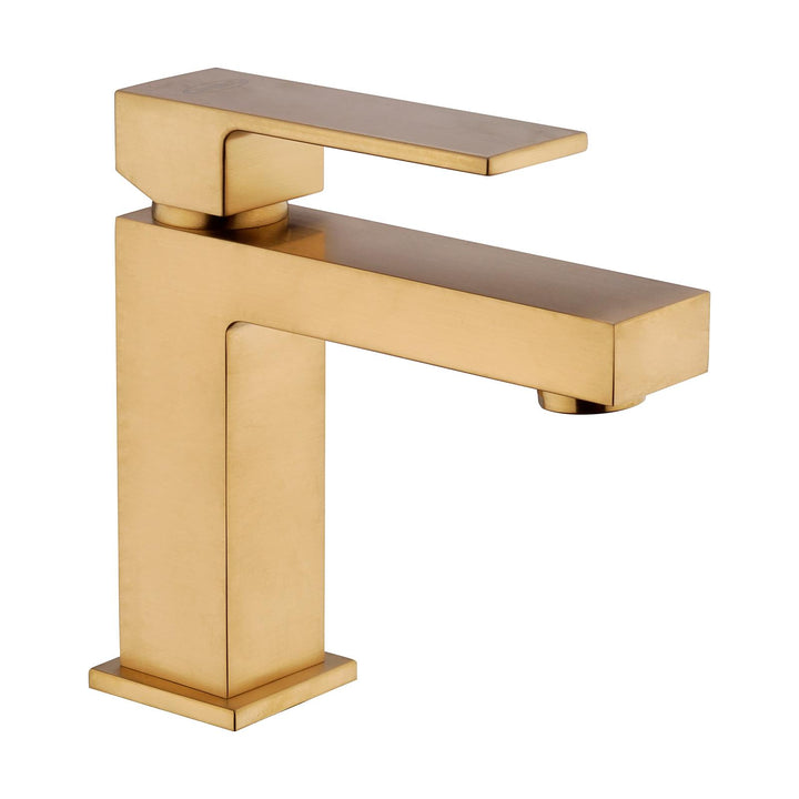 Crux Gold Washbasin and Bidet Set by Jacuzzi - Taps