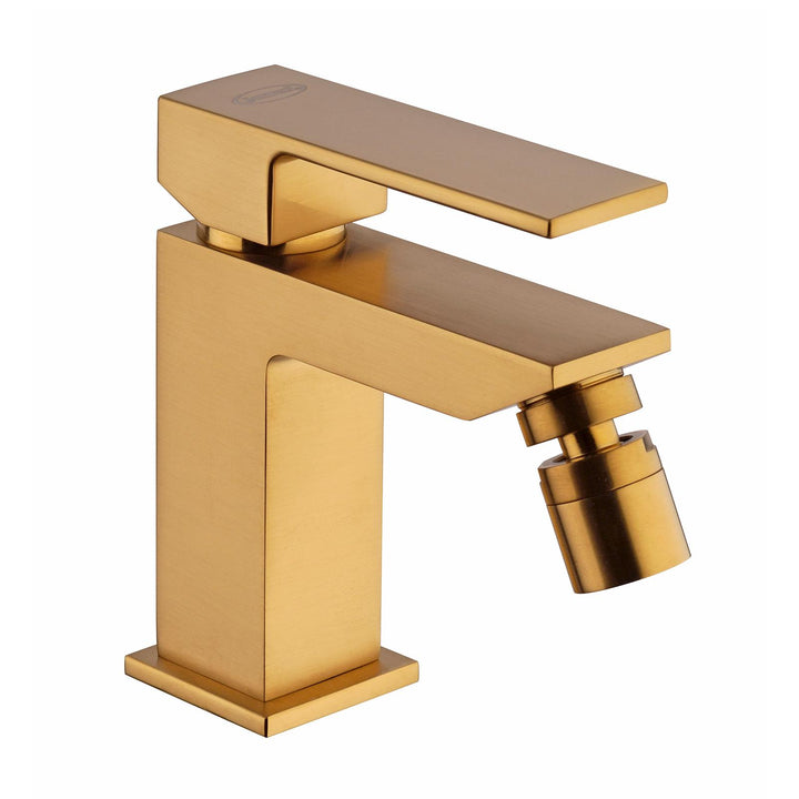 Crux Gold Washbasin and Bidet Set by Jacuzzi - Taps
