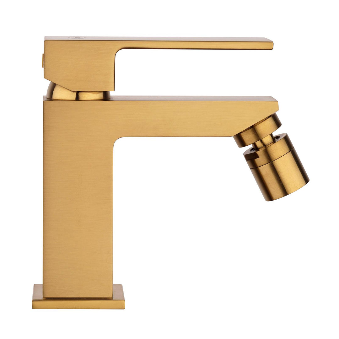 Crux Gold Washbasin and Bidet Set by Jacuzzi - Taps