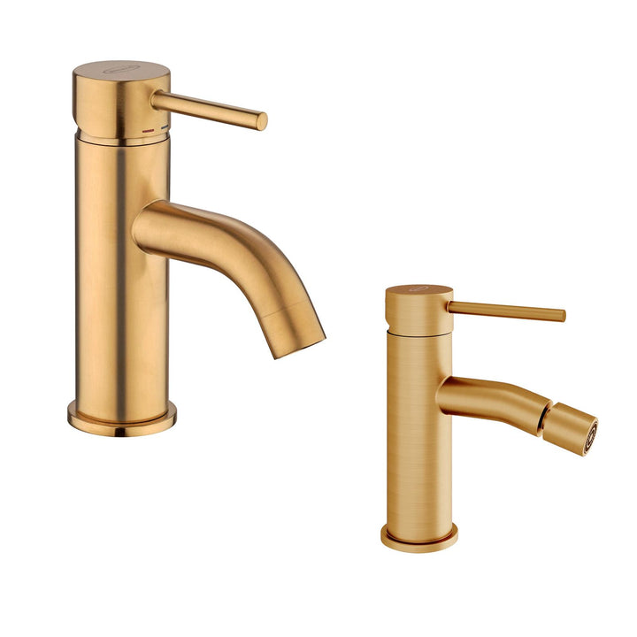 Jacuzzi Gun Gold Sink and Bidet Set - Taps