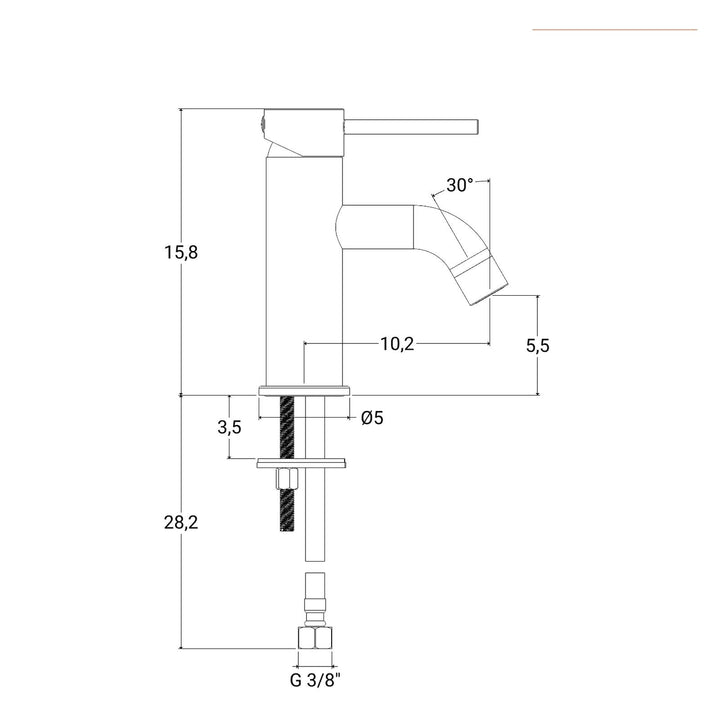 Jacuzzi Gun Gold Sink and Bidet Set - Taps