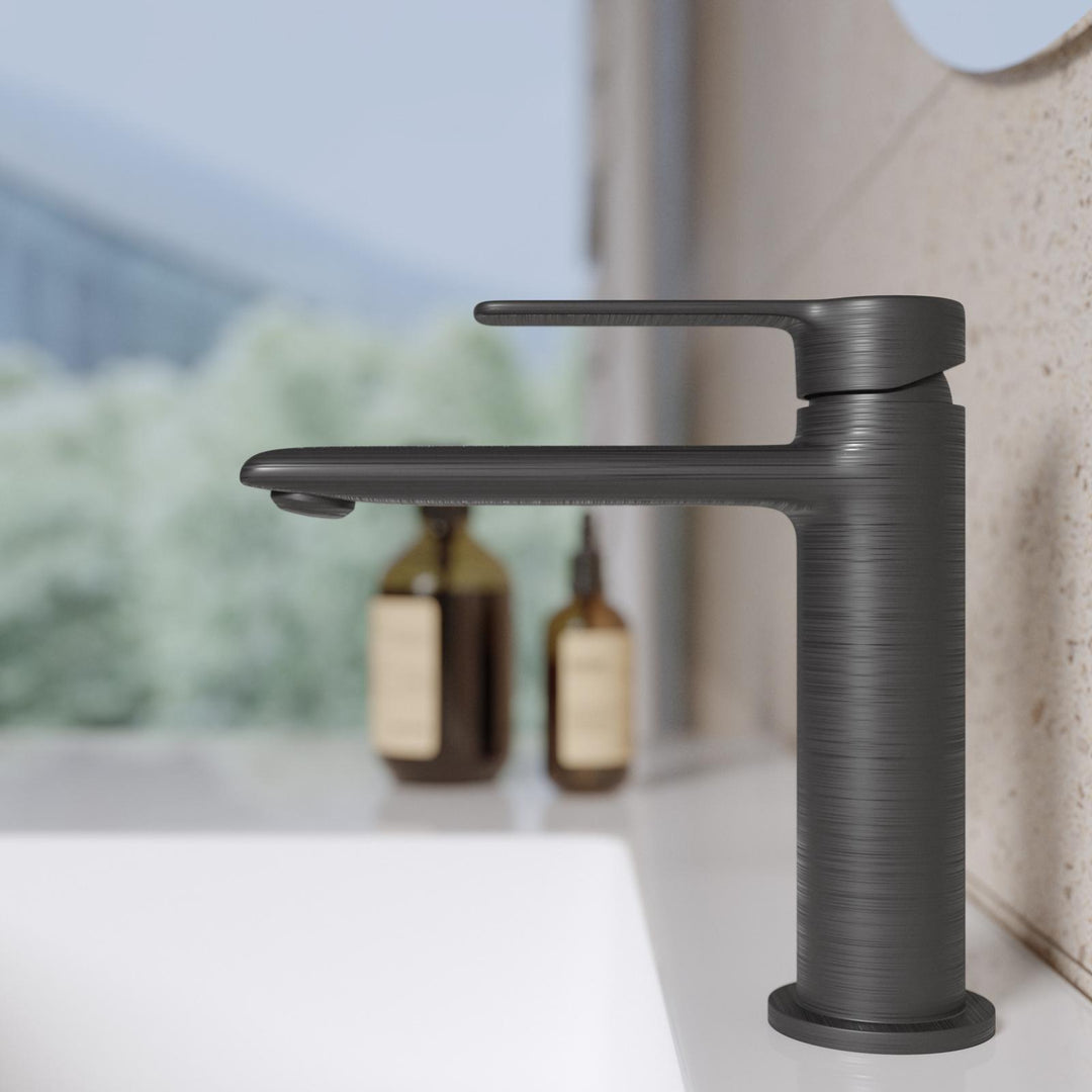 Brushed Black Basin and Bidet Mixer Set – Tila