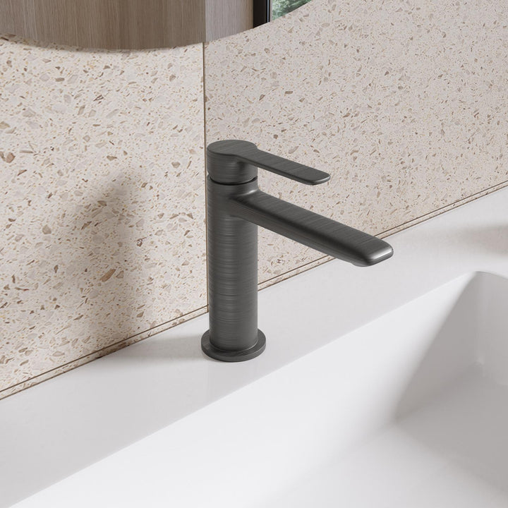 Brushed Black Basin and Bidet Mixer Set – Tila