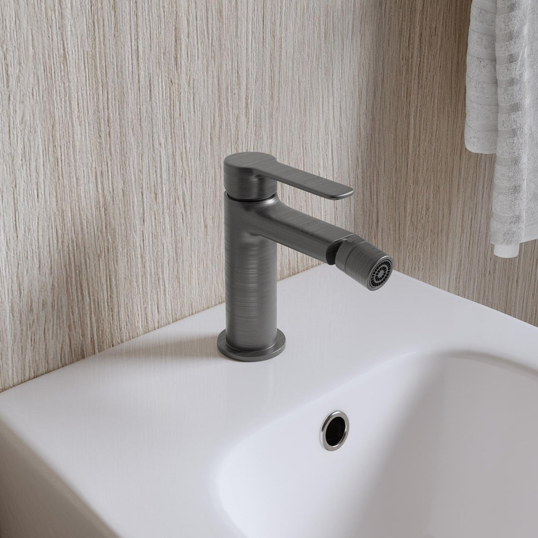 Brushed Black Basin and Bidet Mixer Set – Tila