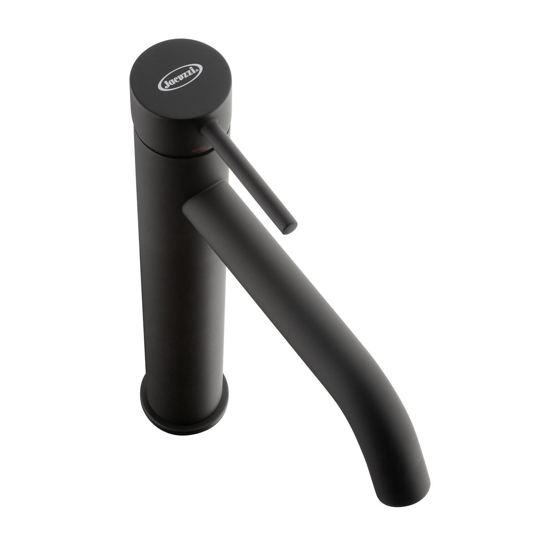 High basin mixer set + matt black bidet Gun by Jacuzzi - Taps