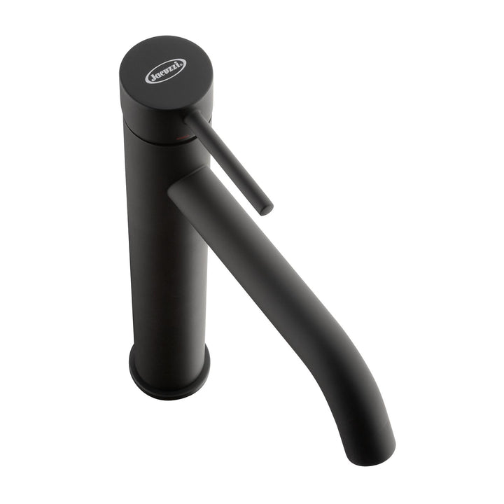 High basin mixer set + matt black bidet Gun by Jacuzzi - Taps